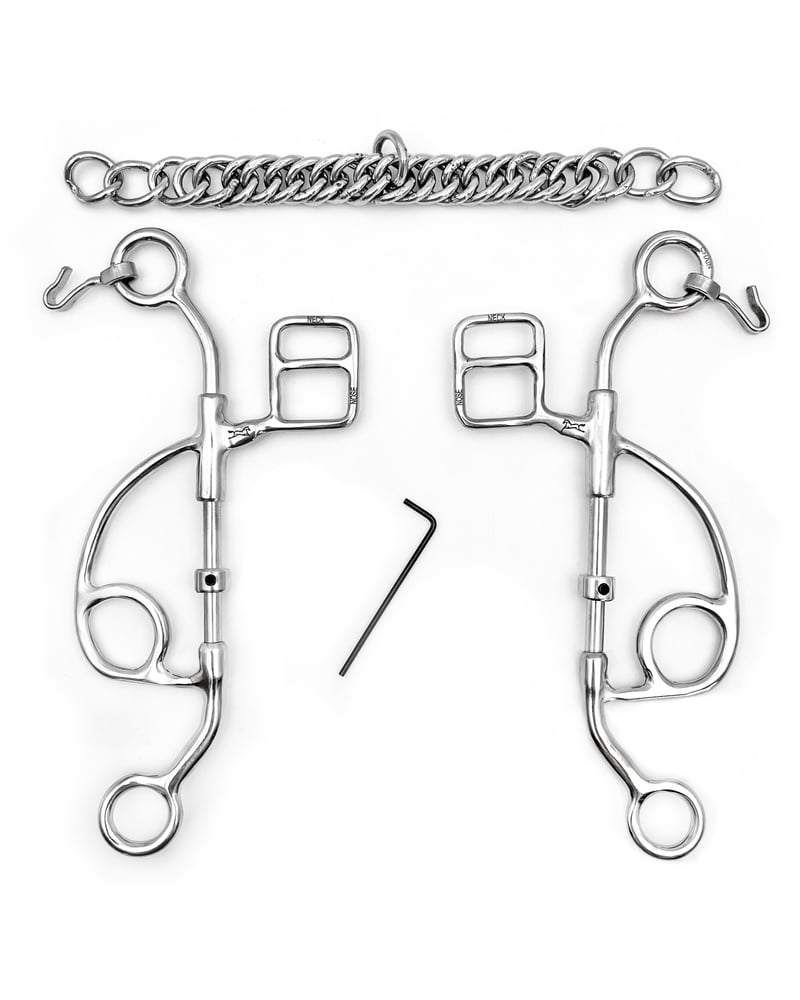 Otto Hackamore Combination bit Medium shank
