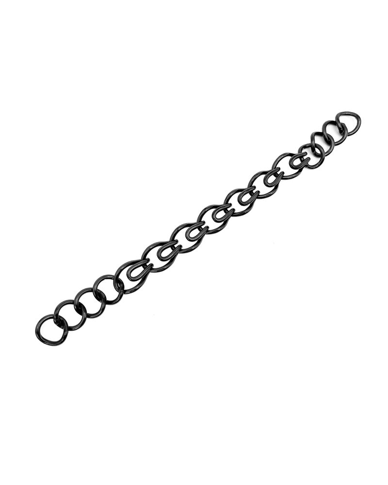 Non-Swivel Curb chain Black