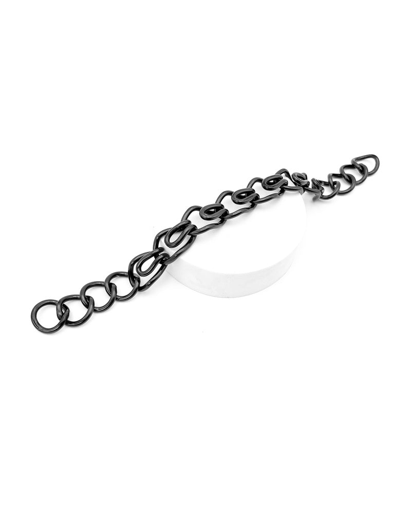 Non-Swivel Curb chain Black