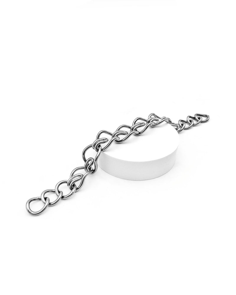 Non-Swivel Curb chain Silver
