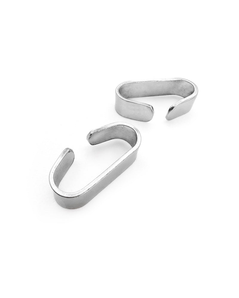 Flat hooks Silver