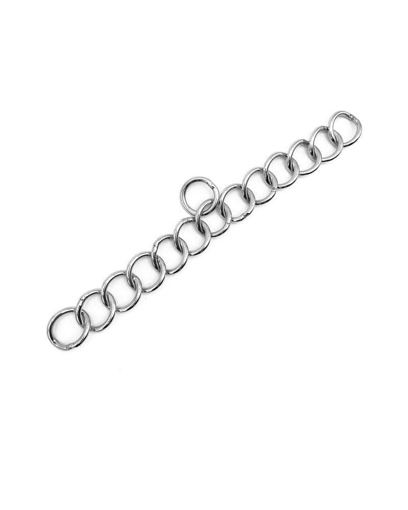 Wide Curb Chain Silver