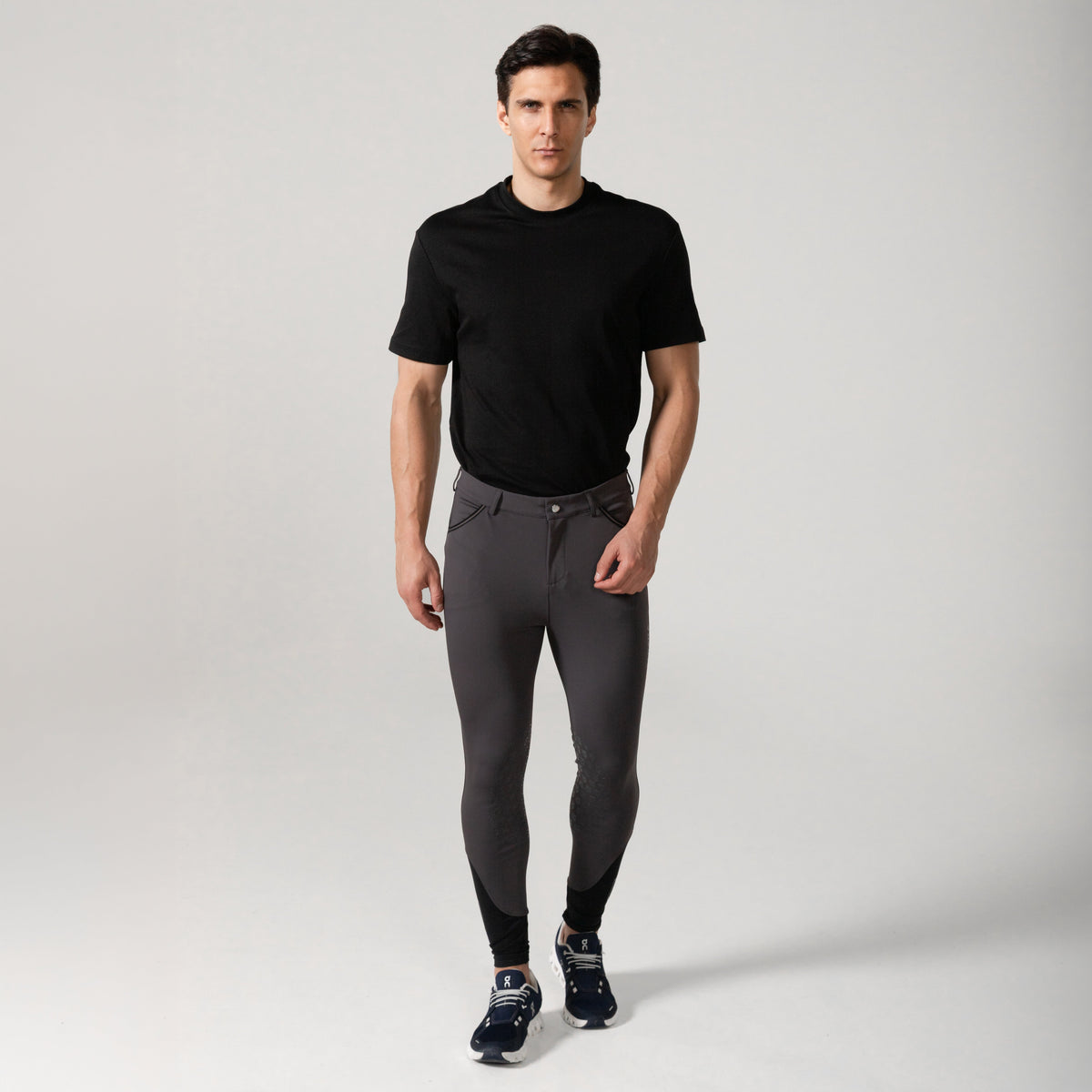 Arden Men's Knee Grip Breeches Grey