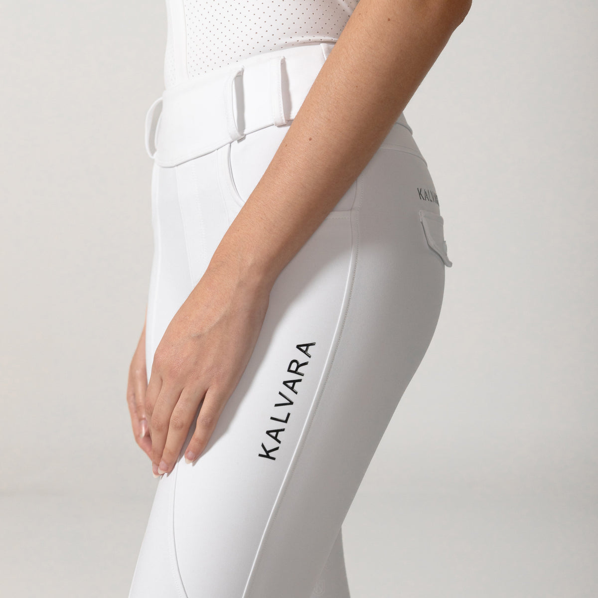 Alara Full Grip Breeches White