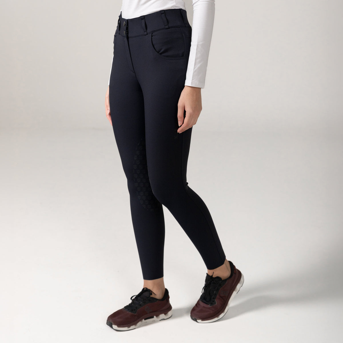 Aira Women's Knee Grip Breeches Navy Blue