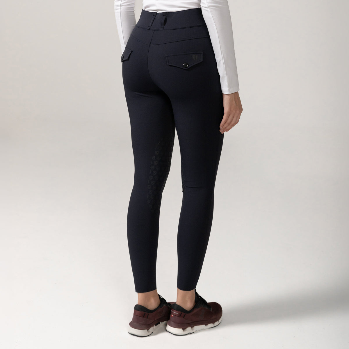 Aira Women's Knee Grip Breeches Navy Blue