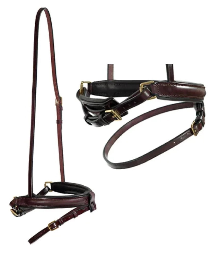Stephen's Drawtite Padded Flash Cavesson with Chin Pad