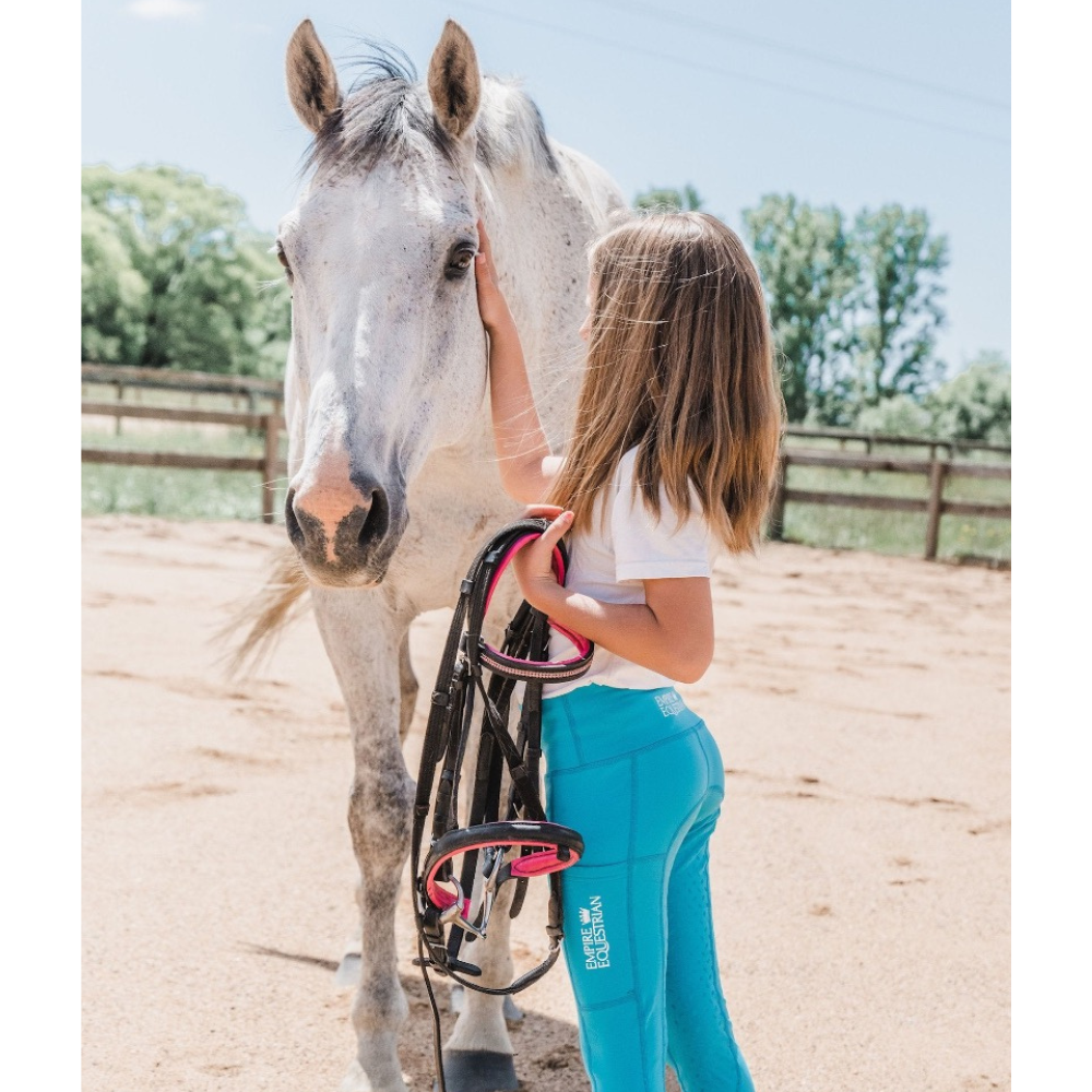 Empire Children's Riding Leggings - Mint