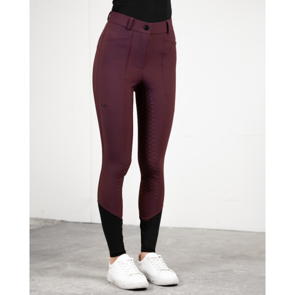 Fagers Freya Hybrid breeches Burgundy Full Seat