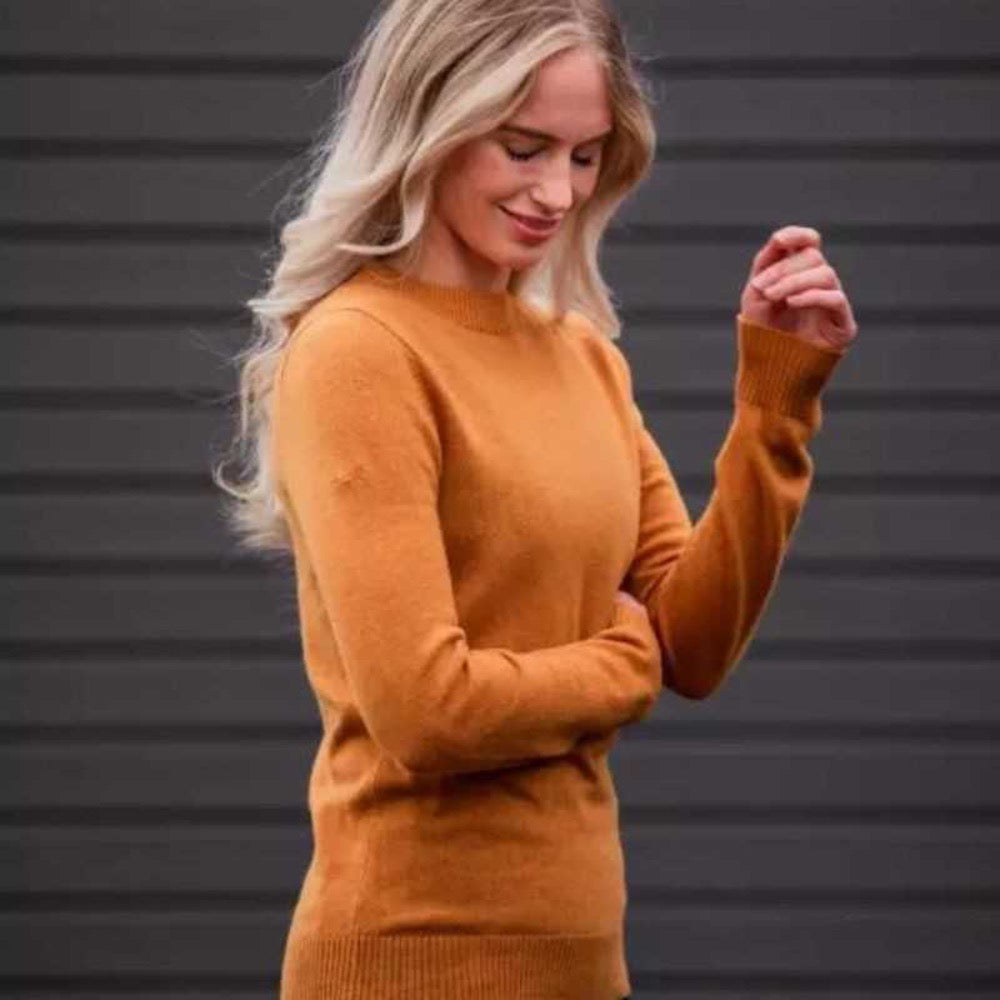 Charlie Cashmino sweater Mustard