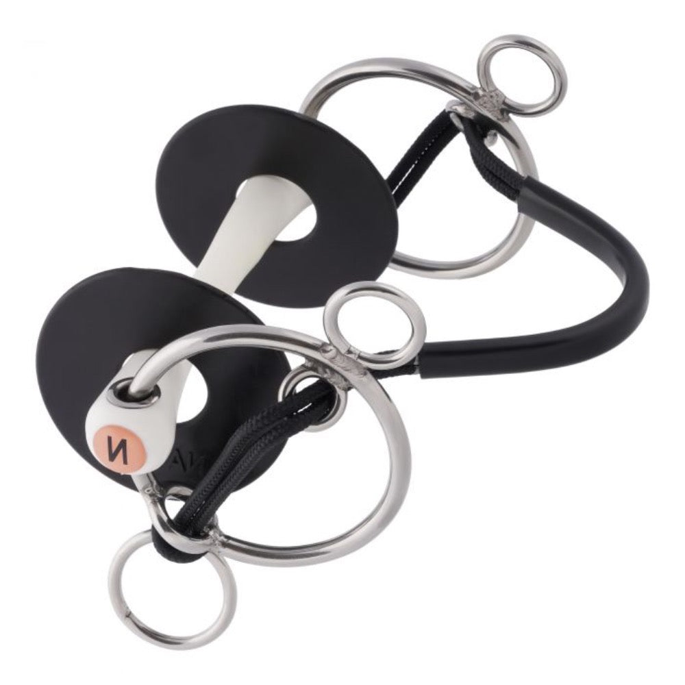 TN Snaffle Flexible Medium (rubber curb gag)