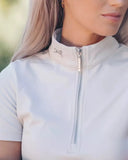 Fager Emma Short Sleeve Beige Top