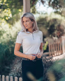 Emma Short Sleeve Beige Top