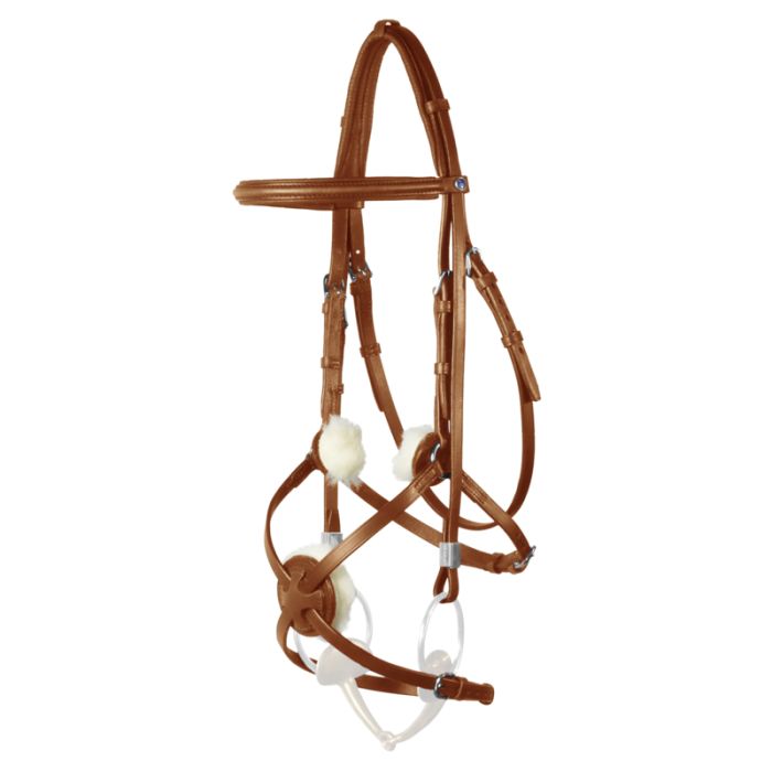 Snaffle Bridle Leitrim with slide and lock