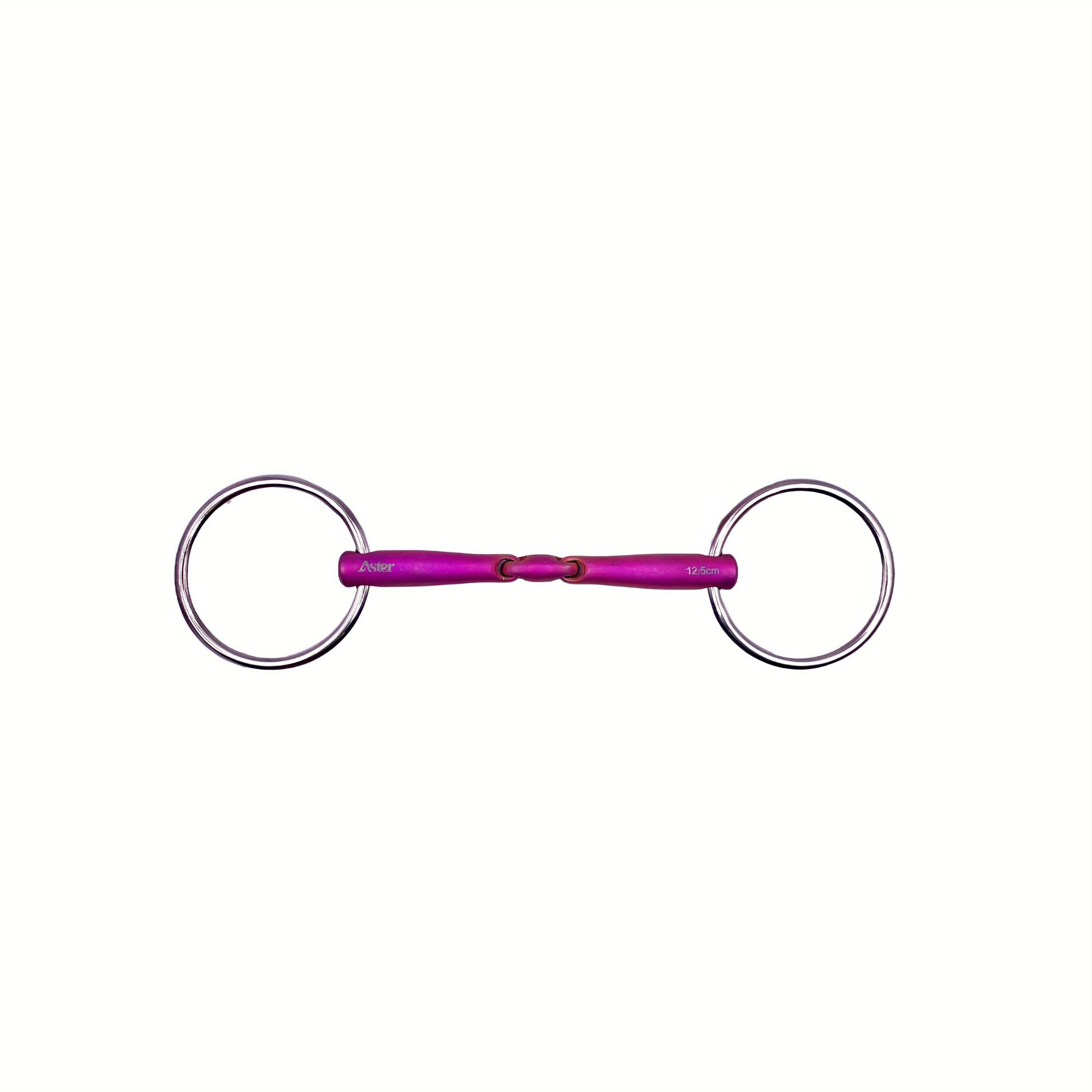 Aster Confidence Pink Titanium double jointed lock up loose ring