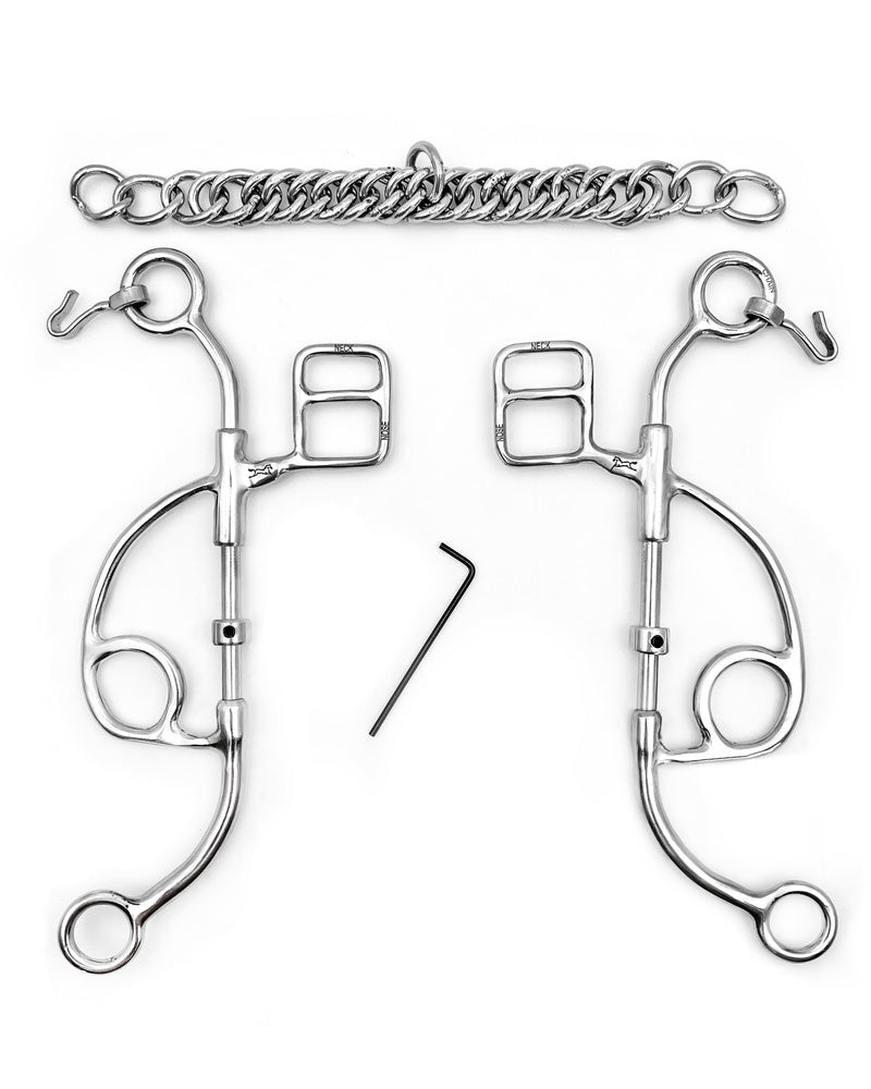 Otto Hackamore Combination bit Long shank