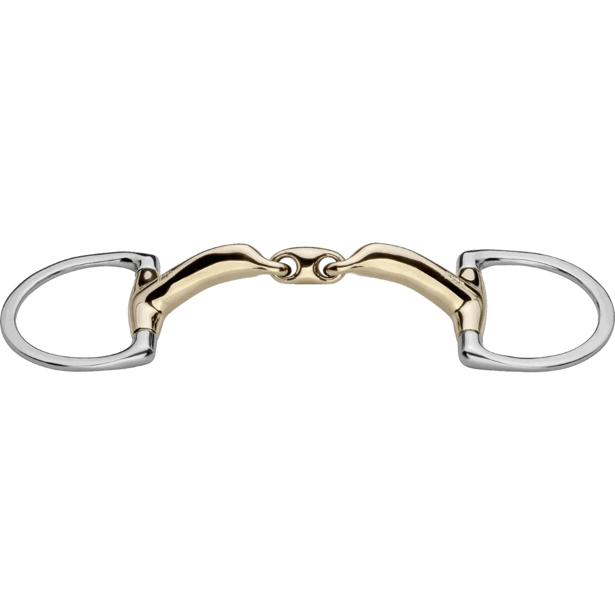 Sprenger NOVOCONTACT EGGBUTT BIT WITH D-SHAPED RING 14 MM DOUBLE JOINTED - SE