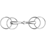 Sprenger Loose Ring Snaffle with 4 rings 20 mm - Stainless Steel