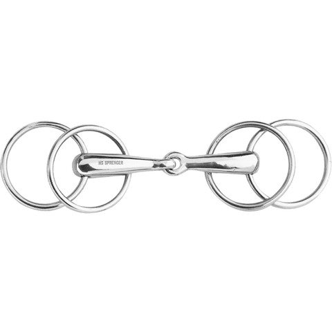 Sprenger Loose Ring Snaffle with 4 rings 20 mm - Stainless Steel