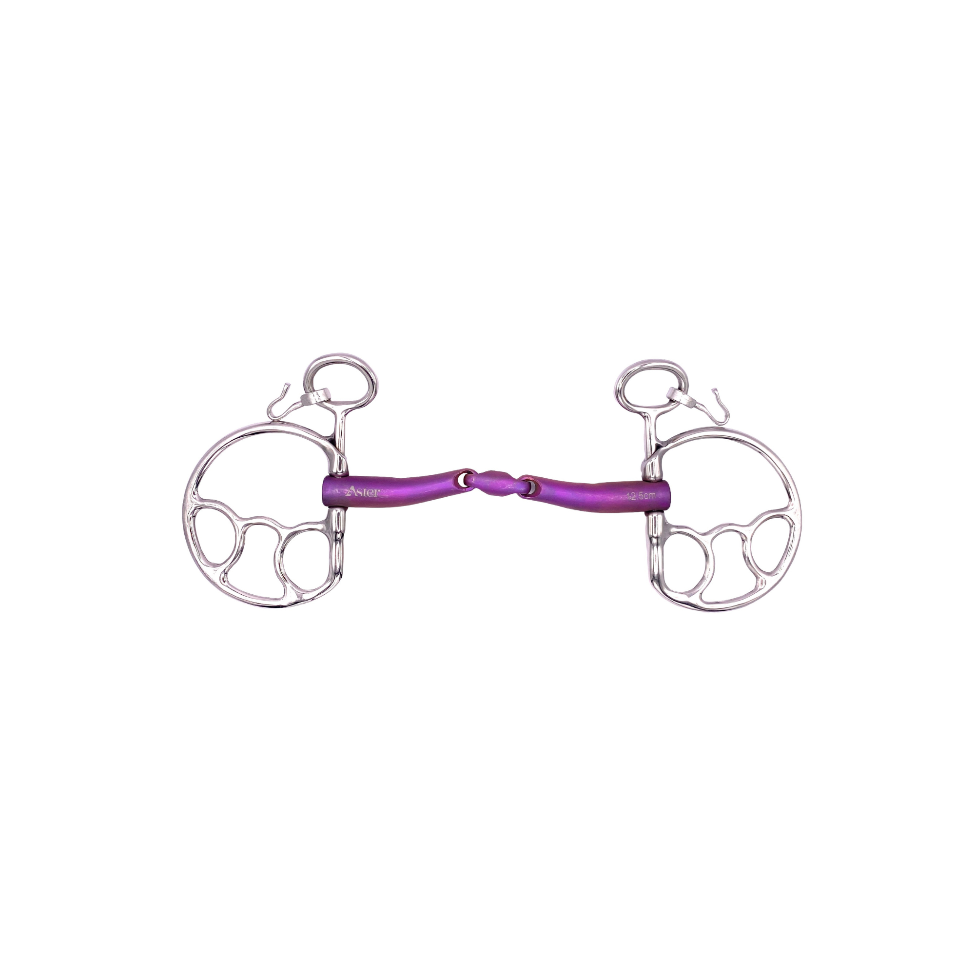 Aster Gentle Curve Pink Titanium double jointed Kimblewick