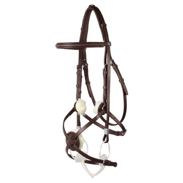 Snaffle Bridle Leitrim with slide and lock