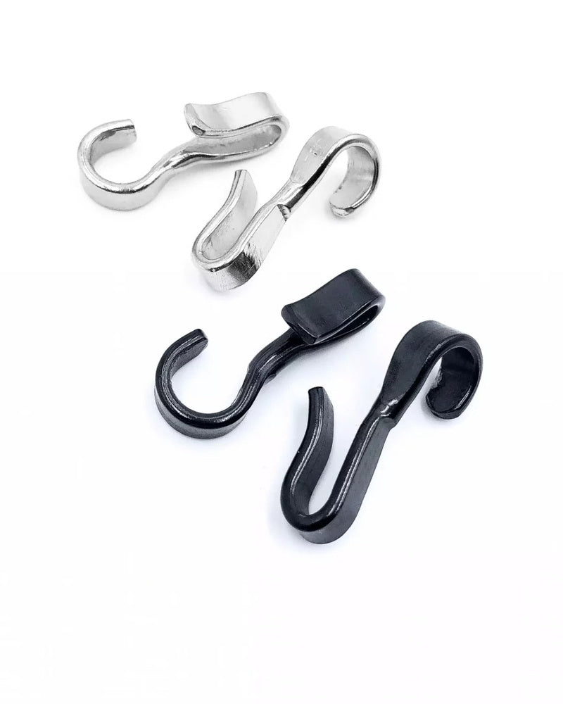Non-Swivel Hooks Black