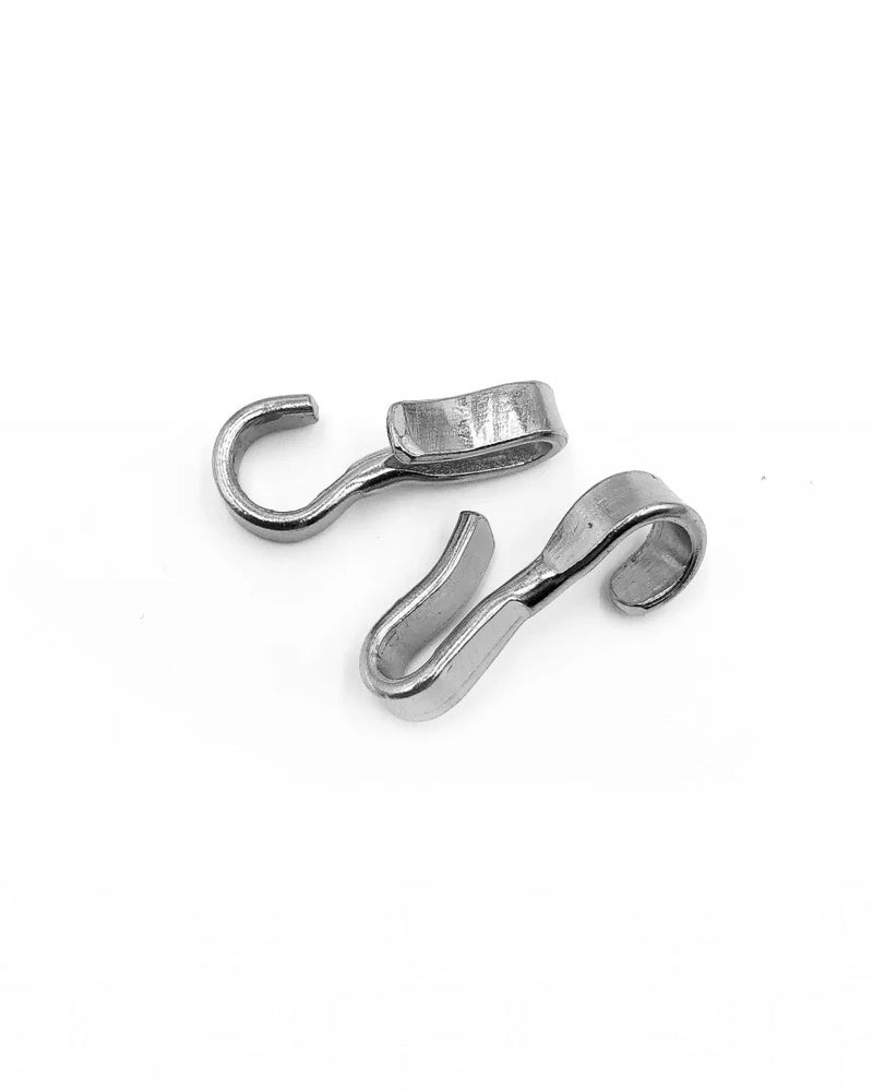 Non-Swivel Hooks Silver