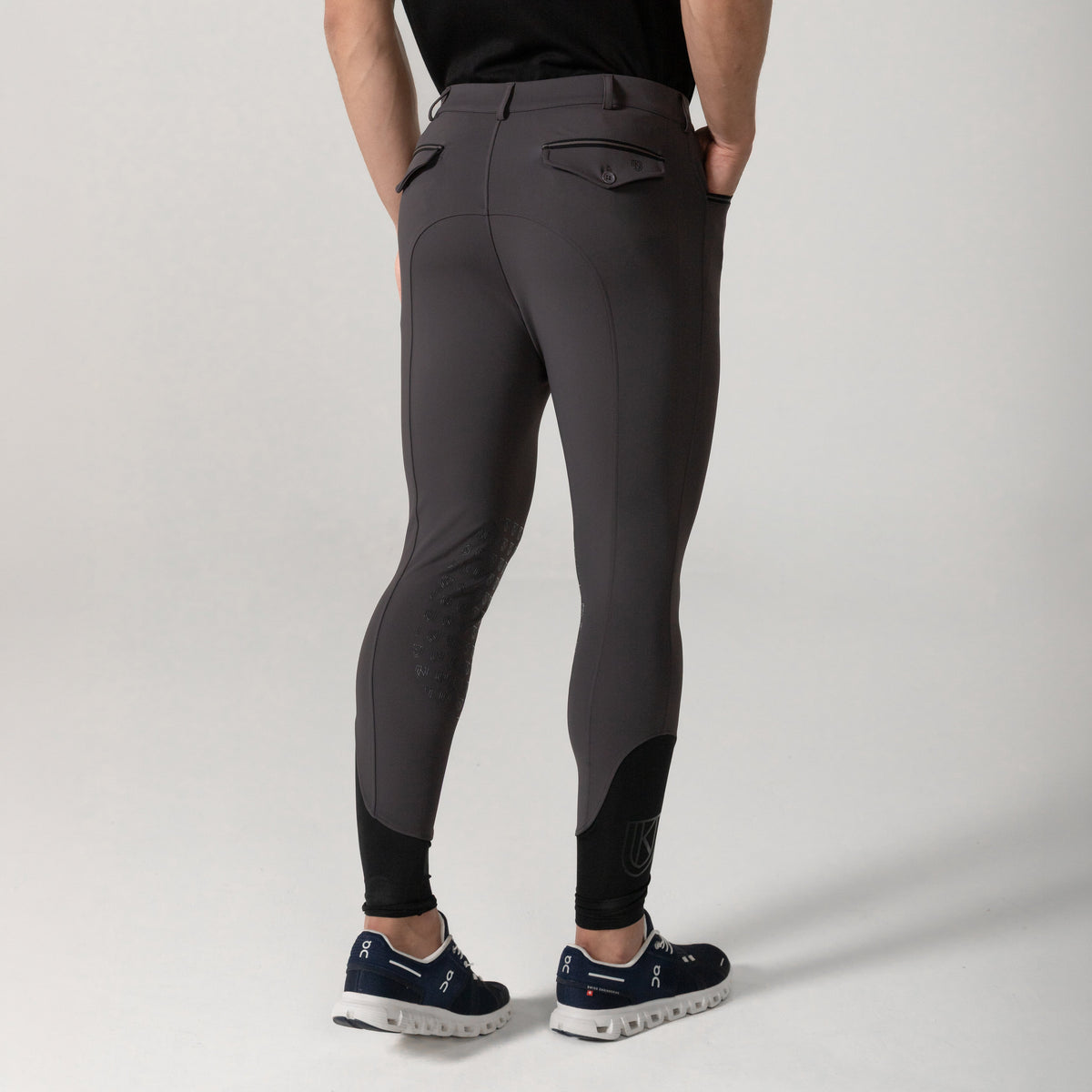Arden Men's Knee Grip Breeches Grey