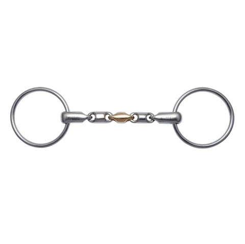 Waterford Loose Ring Snaffle Copper Link Bit