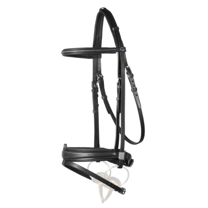 Snaffle Bridle Leitrim with slide and lock