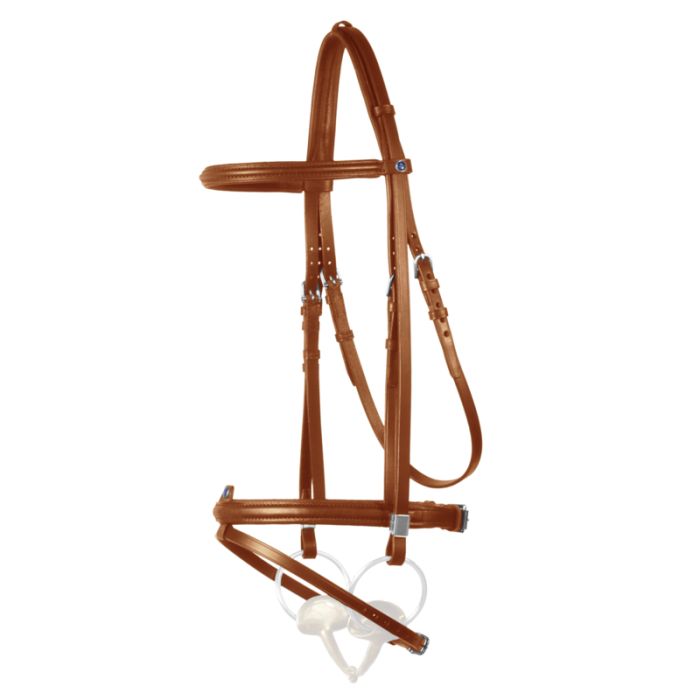 Snaffle Bridle Leitrim with slide and lock