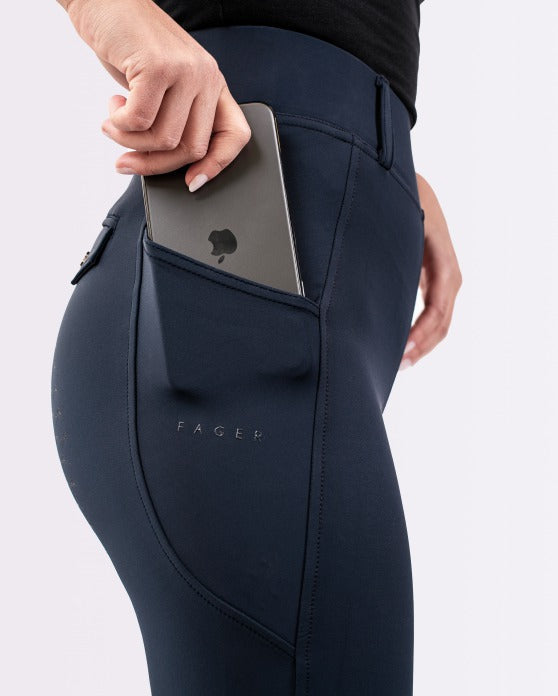 Loui Active Leggings Navy Half Seat
