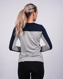 Nicky T-Shirt Navy & Grey Long Sleeve Top