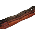 Stubben Leather Girth Long Overlay with Both Elastic Ends
