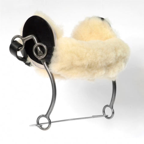The Bit Boutique Continental Hackamore Sheepskin Cover