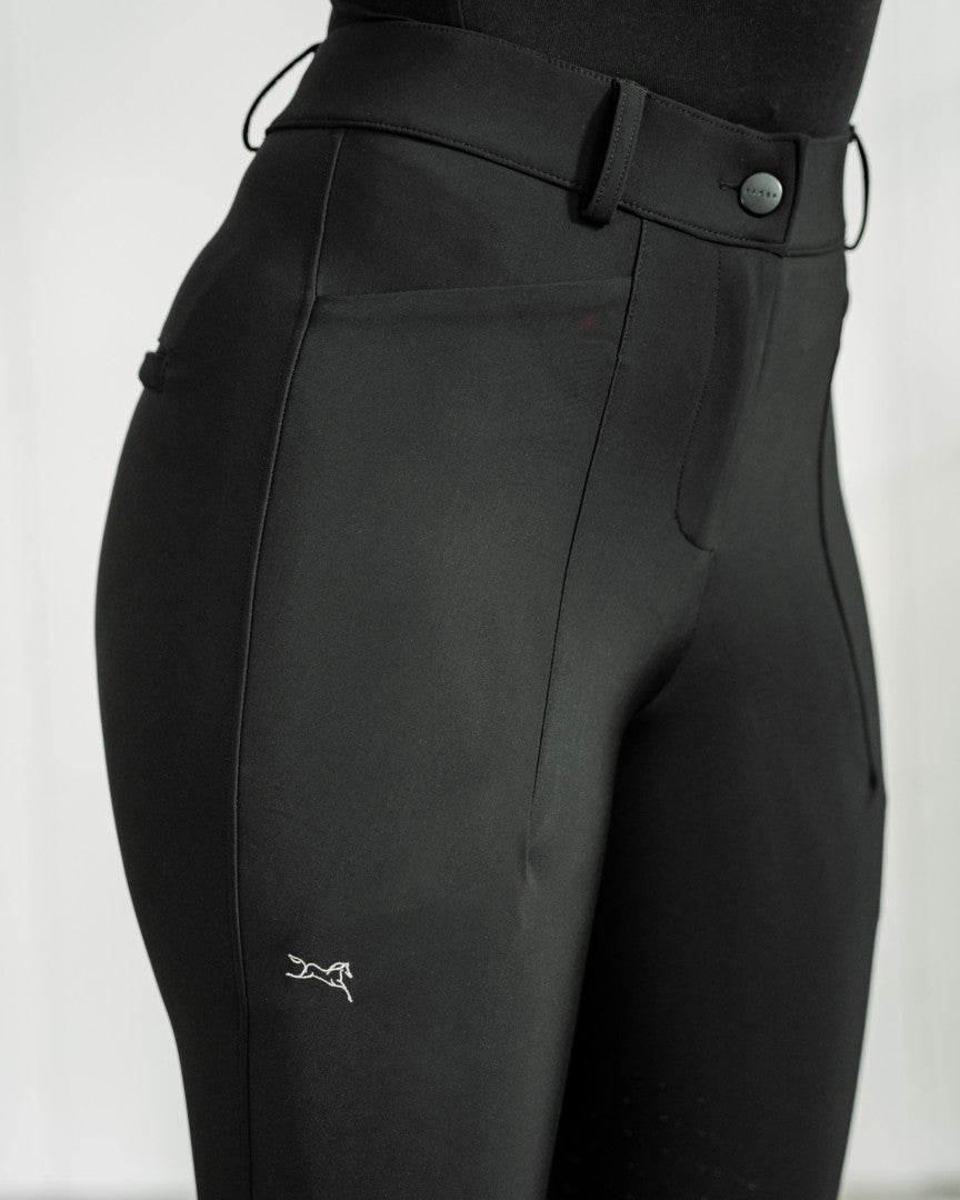 Freya Hybrid breeches Black Full Seat