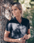Emma Short Sleeve Black Top