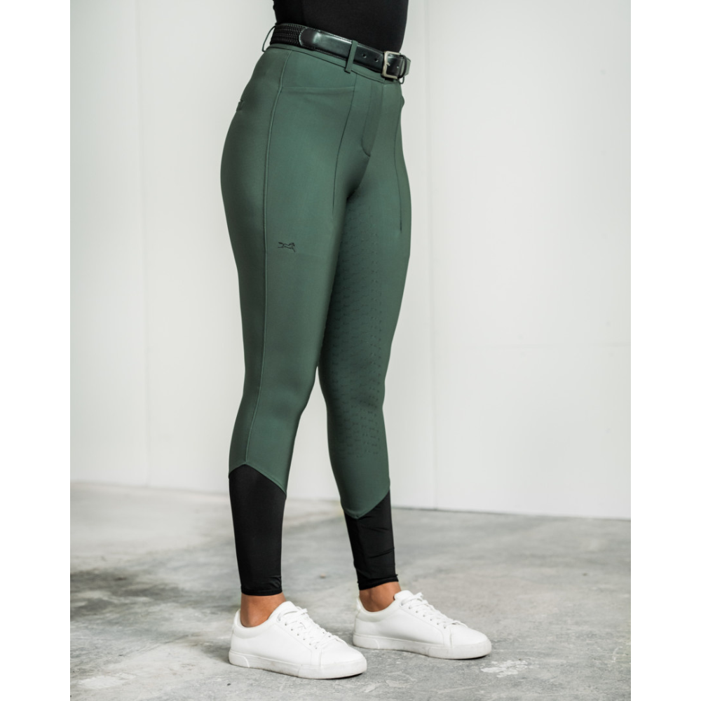 Fagers Freya Hybrid Breeches Green Half Seat