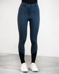 Freya Hybrid Breeches Navy Blue Full Seat