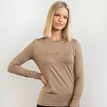 Fager Ida Long Sleeved Top Dark Beige