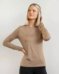 Ida Long Sleeved Top Dark Beige