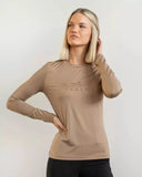 Ida Long Sleeved Top Dark Beige