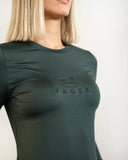 Ida Long Sleeved Top Dark Green