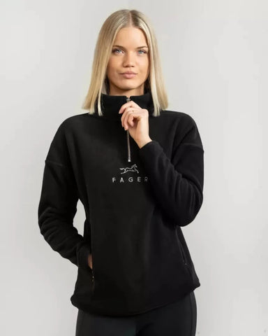 Molly Half Zip Sweater Black