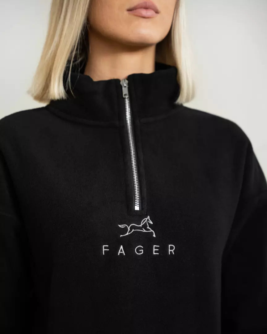 Molly Half Zip Sweater Black