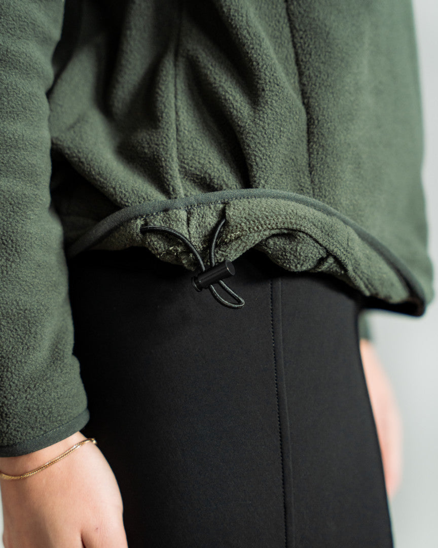 Molly Half Zip Sweater Green
