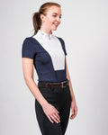 Sanna Competition Top Short Sleeve Navy