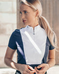 Sanna Competition Top Short Sleeve Navy