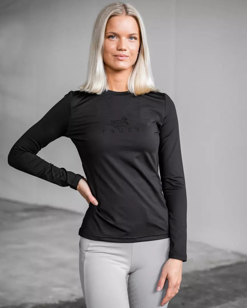 Ida Long Sleeved Top Black