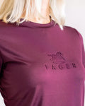 Ida Long Sleeved Top Burgundy
